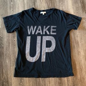 Truly Madly Deeply  “Wake Up” black tee